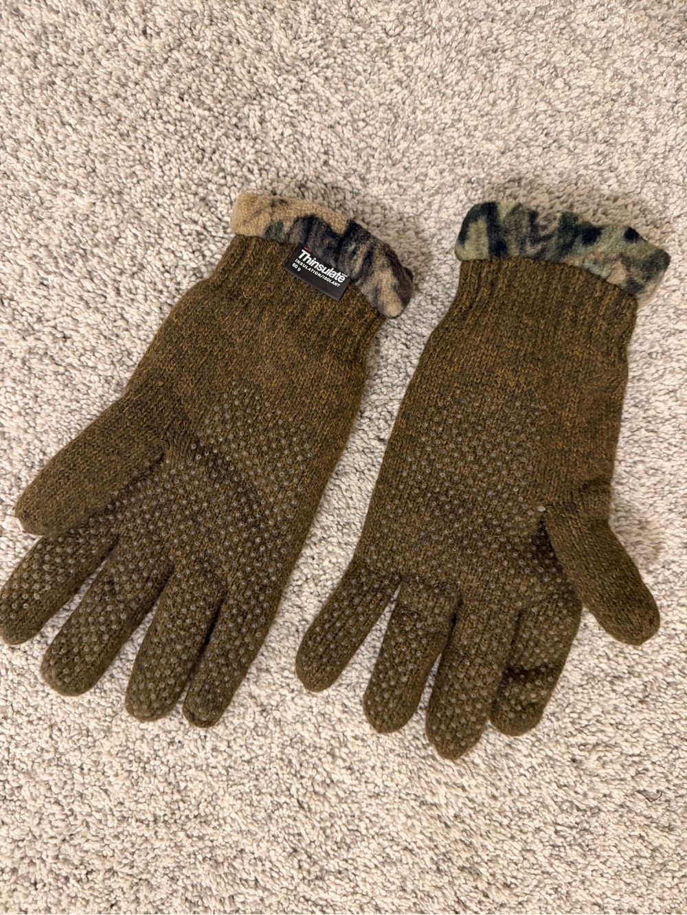 Thinsulate Men's Knit Winter Gloves